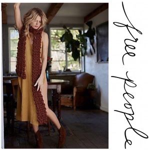 Free People Maggie May Rust Scarf